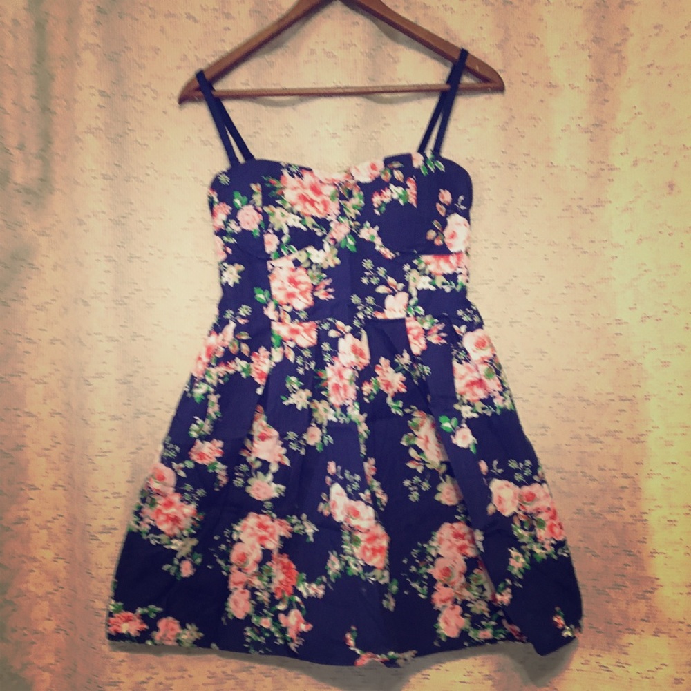 Babydoll floral print dress